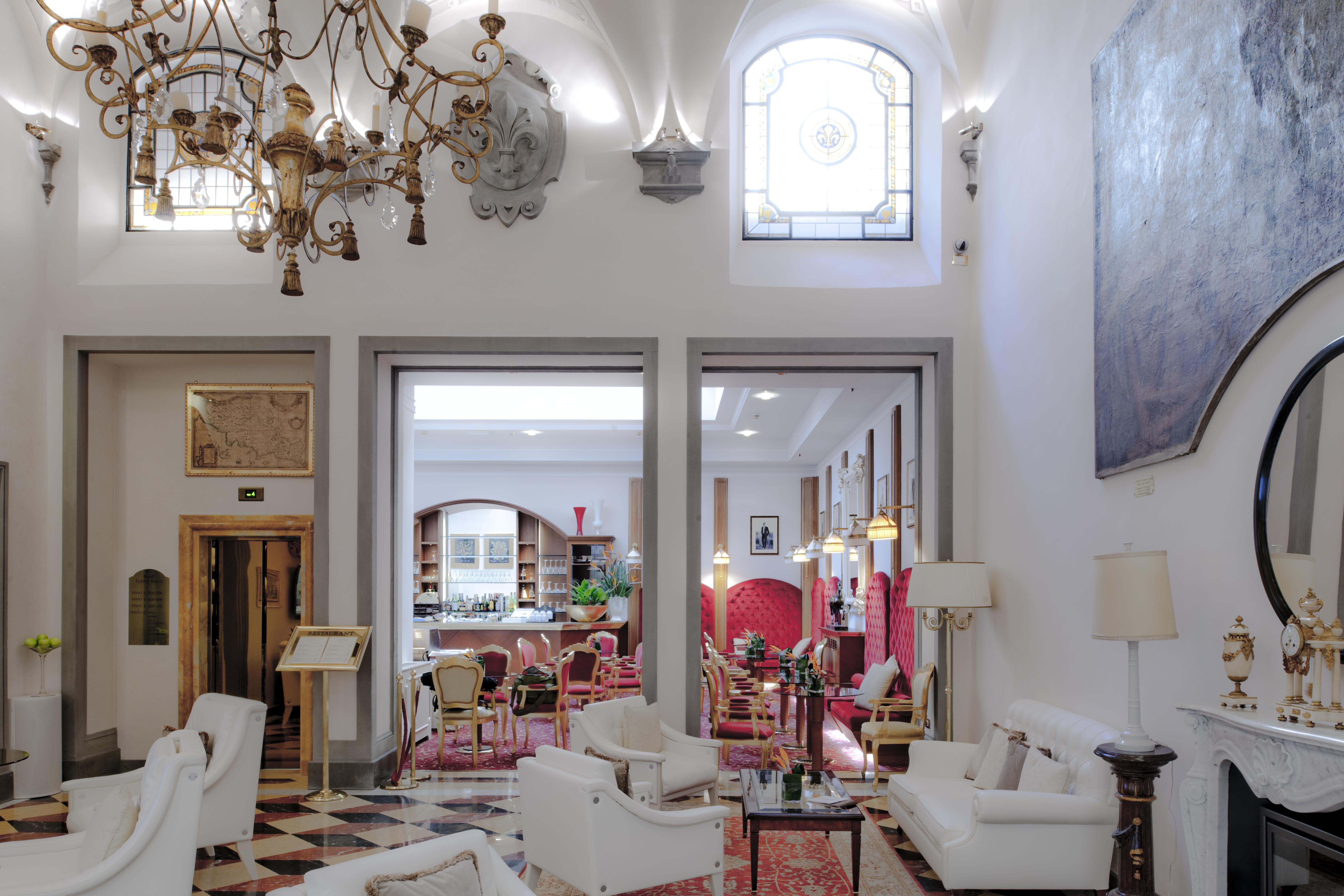Golden Tower Hotel & Spa Φλωρεντία Εξωτερικό φωτογραφία The lobby